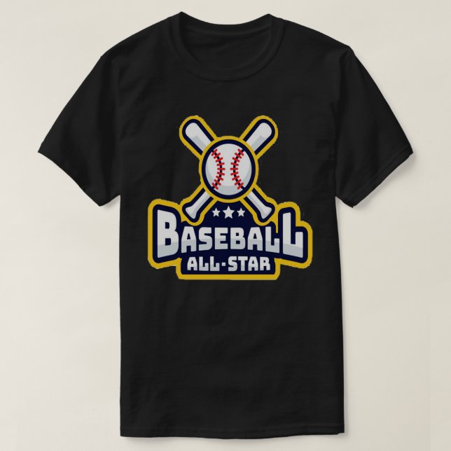 BaseBall AllStar T-Shirt (Design Front)