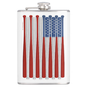 Baseball America (USA) Flask
