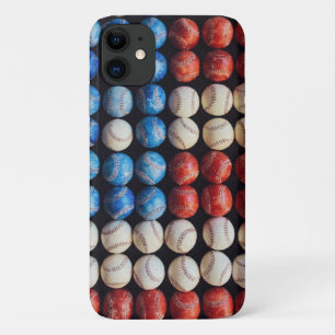 Baseball American Flag Case-Mate iPhone Case