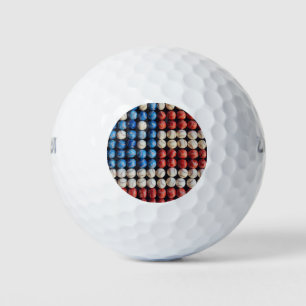 Baseball American Flag Golf Balls
