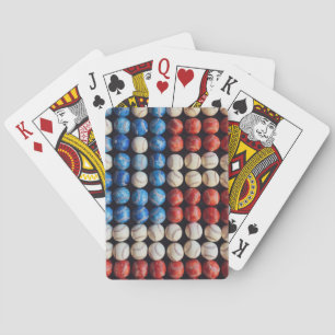 Baseball American Flag Playing Cards
