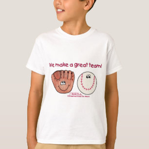 Baseball and Baseball Glove Team T-Shirt