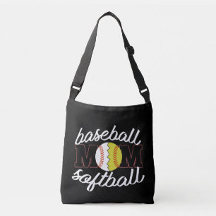 Baseball and Softball Mom Crossbody Bag