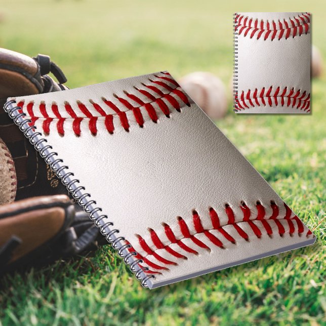 Baseball and Softball Red Stitching Notebook (Creator Uploaded)