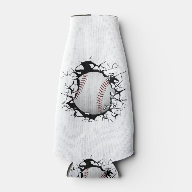 Baseball Apparel - Baseball  Bottle Cooler (Front)