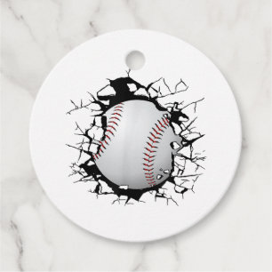 Baseball Apparel - Baseball  Favour Tags