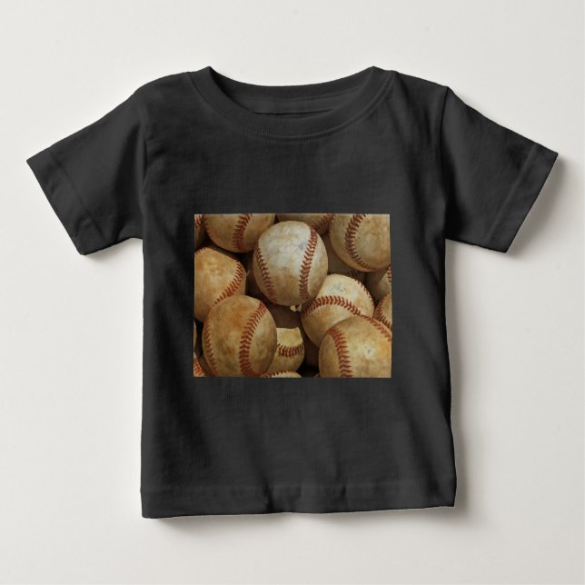 Baseball Art Baby T-Shirt (Front)