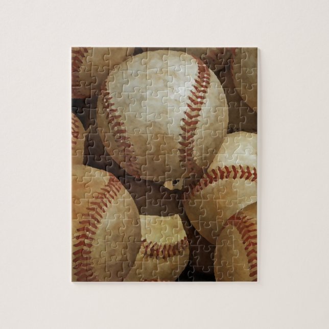 Baseball Art Jigsaw Puzzle (Vertical)