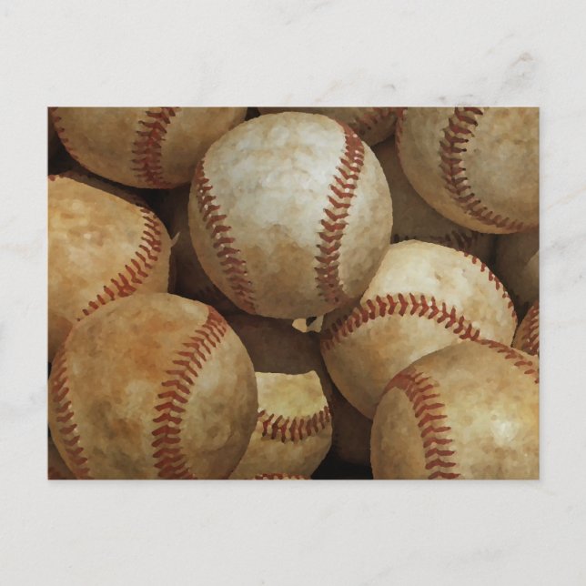 Baseball Art Postcard (Front)