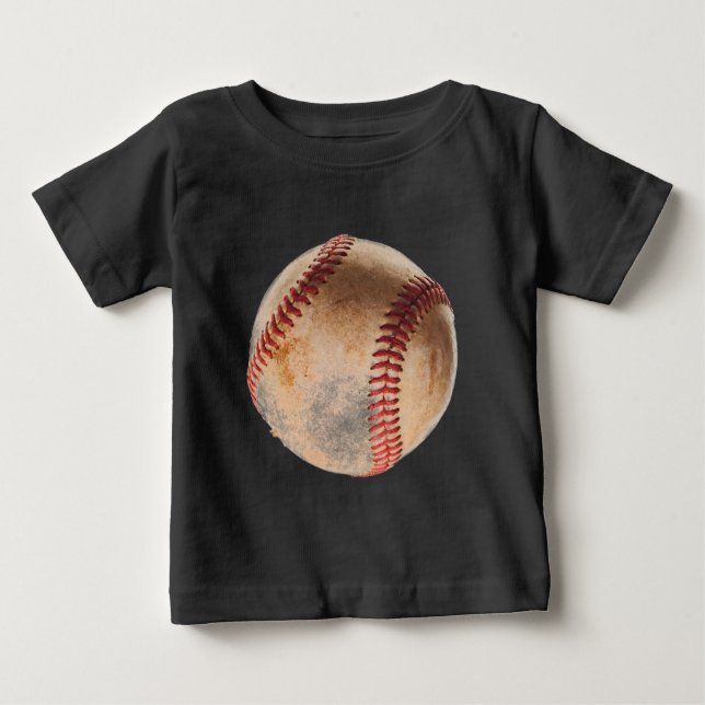 Baseball Artwork Baby T-Shirt (Front)