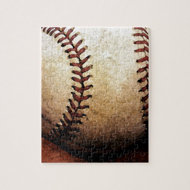 Baseball Artwork Jigsaw Puzzle (Vertical)
