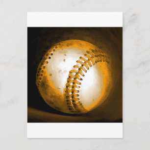 Baseball Artwork Postcard