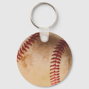 Baseball Artwork Vintage Key Ring