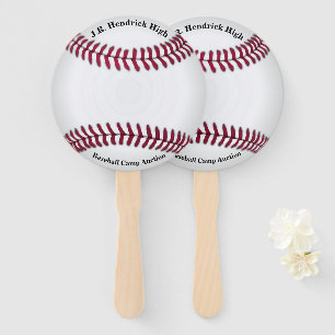 Baseball Auction Paddle Hand Fan