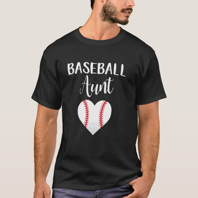 Baseball Aunt T-Shirt (Front)