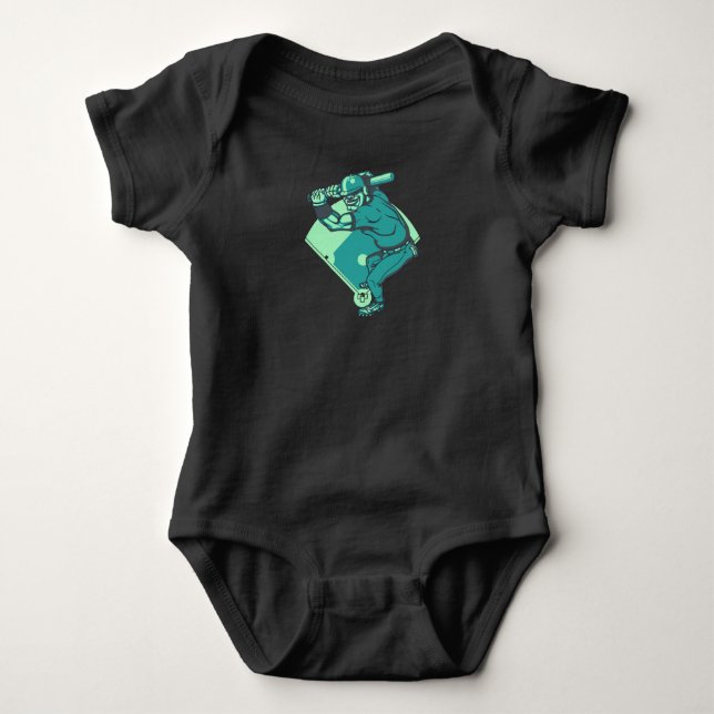 Baseball Baby Bodysuit (Front)