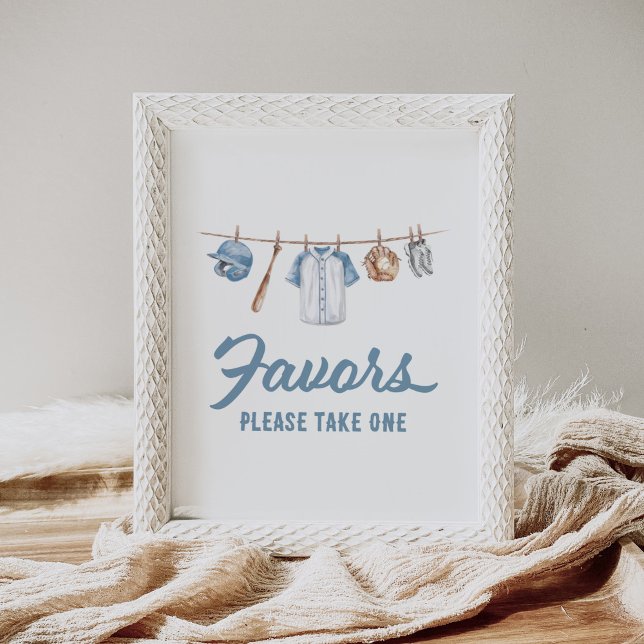 Baseball Baby Shower Favours Sign (Creator Uploaded)