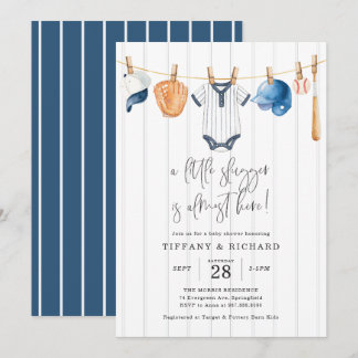 Baseball Baby Shower Invitation