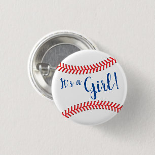 Baseball Baby Shower Little Slugger 3 Cm Round Badge