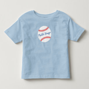 Baseball Baby Shower Little Slugger Toddler T-Shirt
