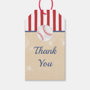 Baseball Baby Shower or Birthday Gift Tag, Classic Gift Tags