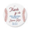 Baseball Baby Shower Thank You Tags