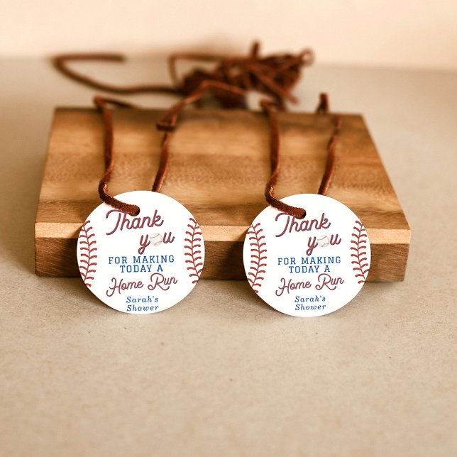 Baseball Baby Shower Thank You Tags (Creator Uploaded)