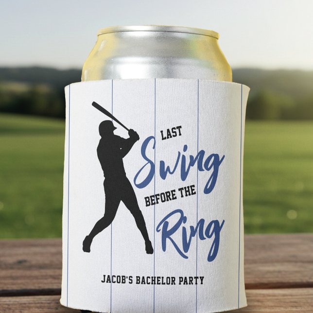 Baseball Bachelor Party Last Swing Before the Ring Can Cooler (Creator Uploaded)