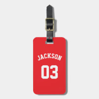 Baseball Bag Tag