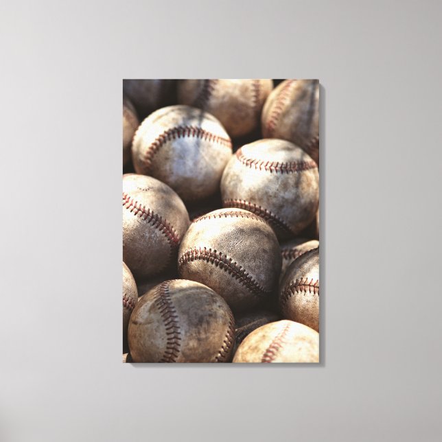Baseball Ball Canvas Print (Front)