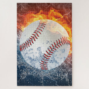 Baseball ball jigsaw puzzle
