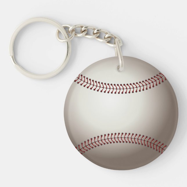 Baseball (ball) key ring (Front)