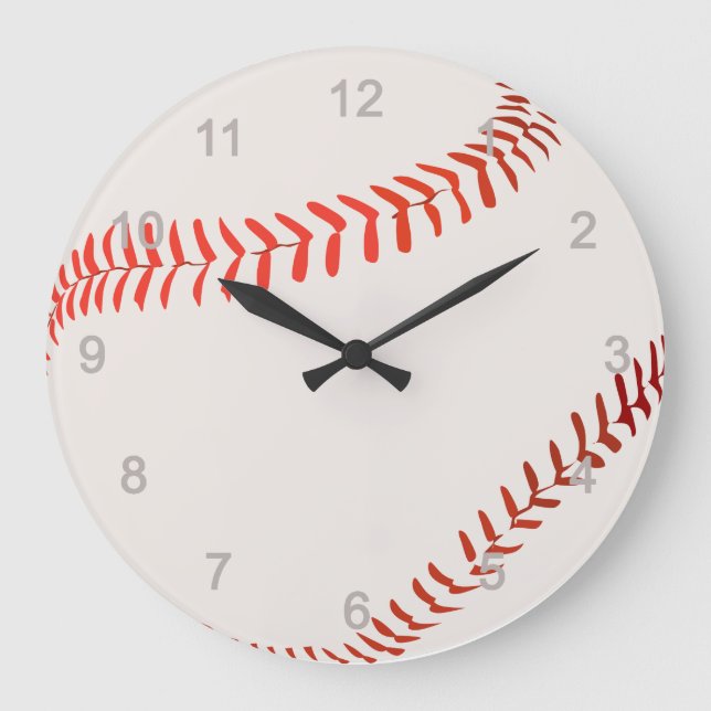 baseball ball large clock (Front)