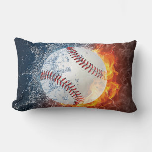 Baseball ball lumbar cushion