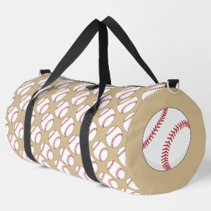 Baseball Ball Pattern Duffle Bag