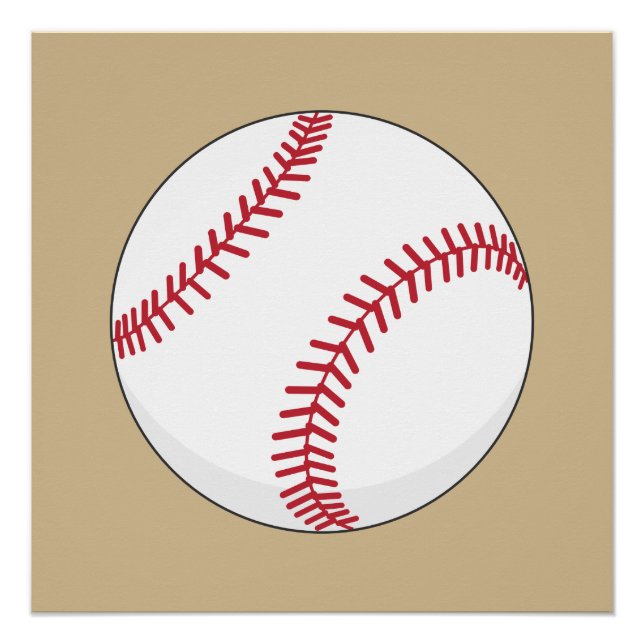 Baseball Ball Poster (Front)