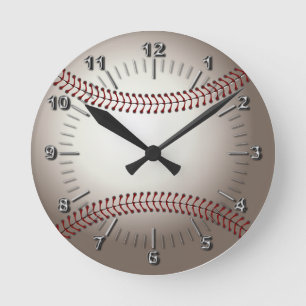 baseball (ball) round clock