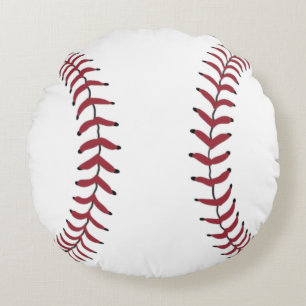 Baseball Ball  Round Cushion