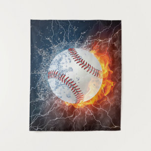 Baseball ball tapestry