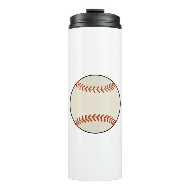Baseball Ball Thermal Tumbler (Front)