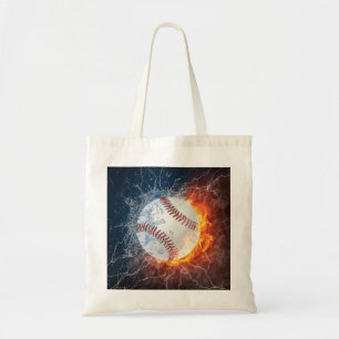 Baseball ball tote bag