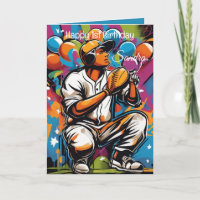 Baseball Balls Happy Birthday Kids Personalizable