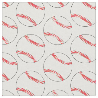 Baseball Balls Sports Fabric
