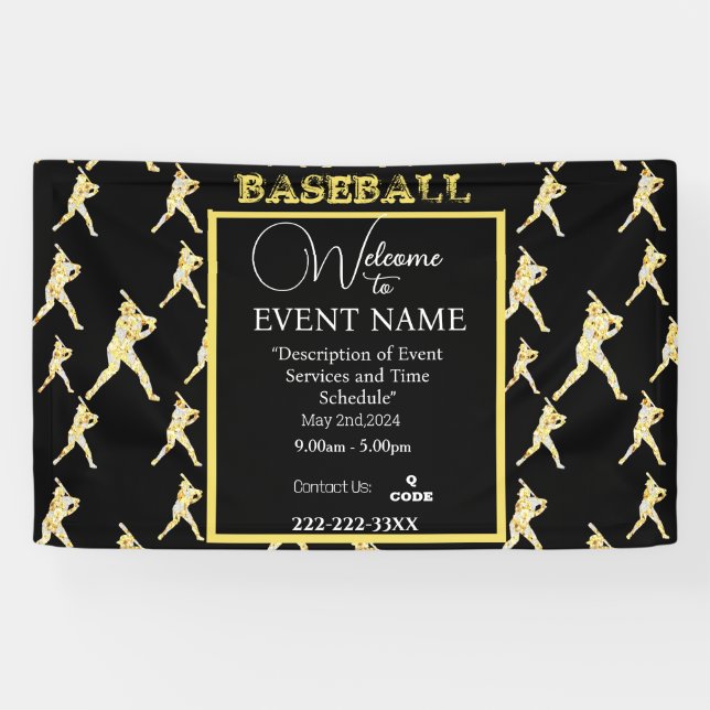 BASEBALL  BANNER (Horizontal)
