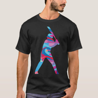 Baseball baseball game Colourful Graphic T-Shirt