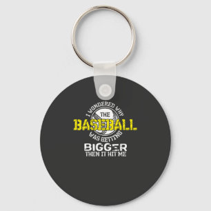Baseball - Baseball Getting Bigger Key Ring