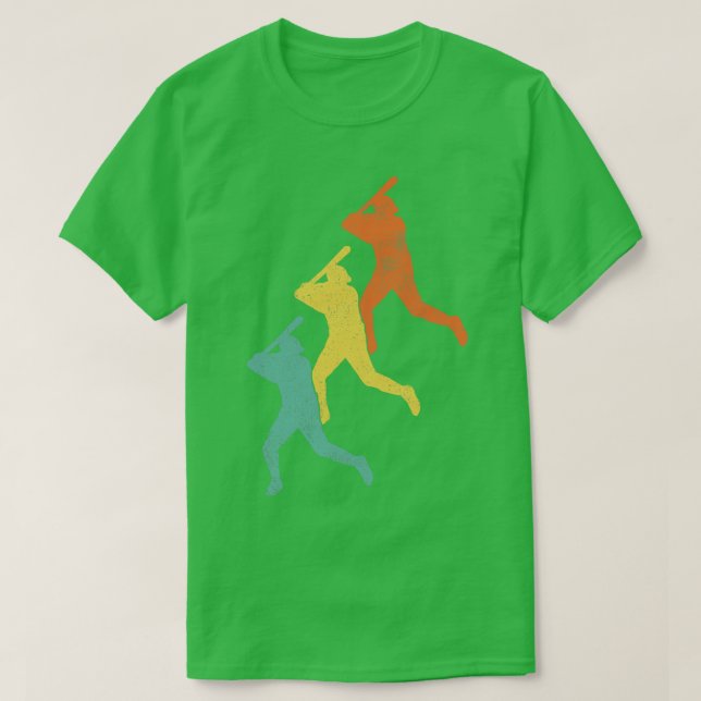 Baseball Batter Baseball Player T-Shirt (Design Front)