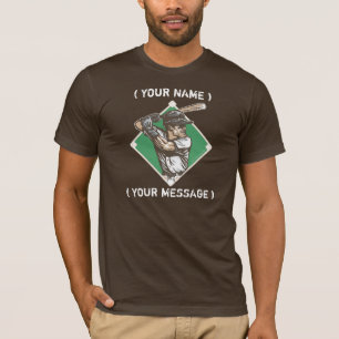 Baseball Batter Customisable T-Shirt