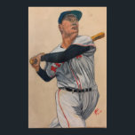 Baseball Batter Poster<br><div class="desc">Aiming for the fences = chasing his dreams.</div>