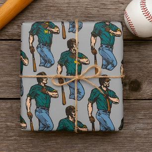 Baseball Batter Wrapping Paper